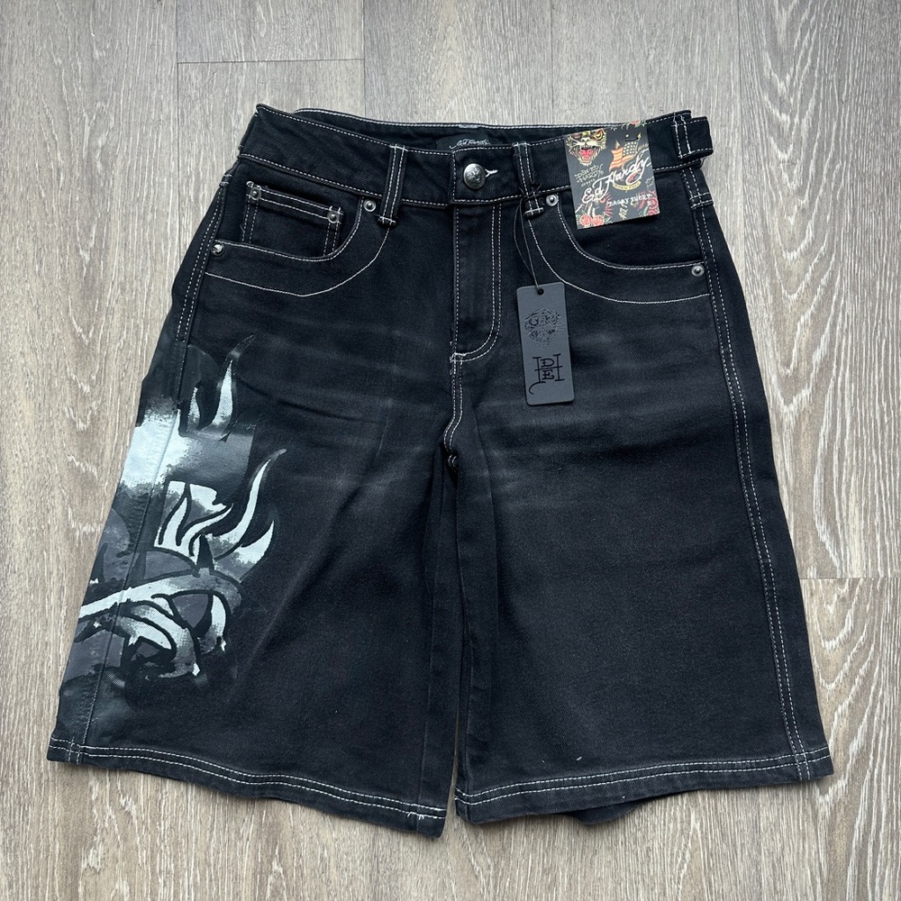 Ed Hardy Denim Shorts
